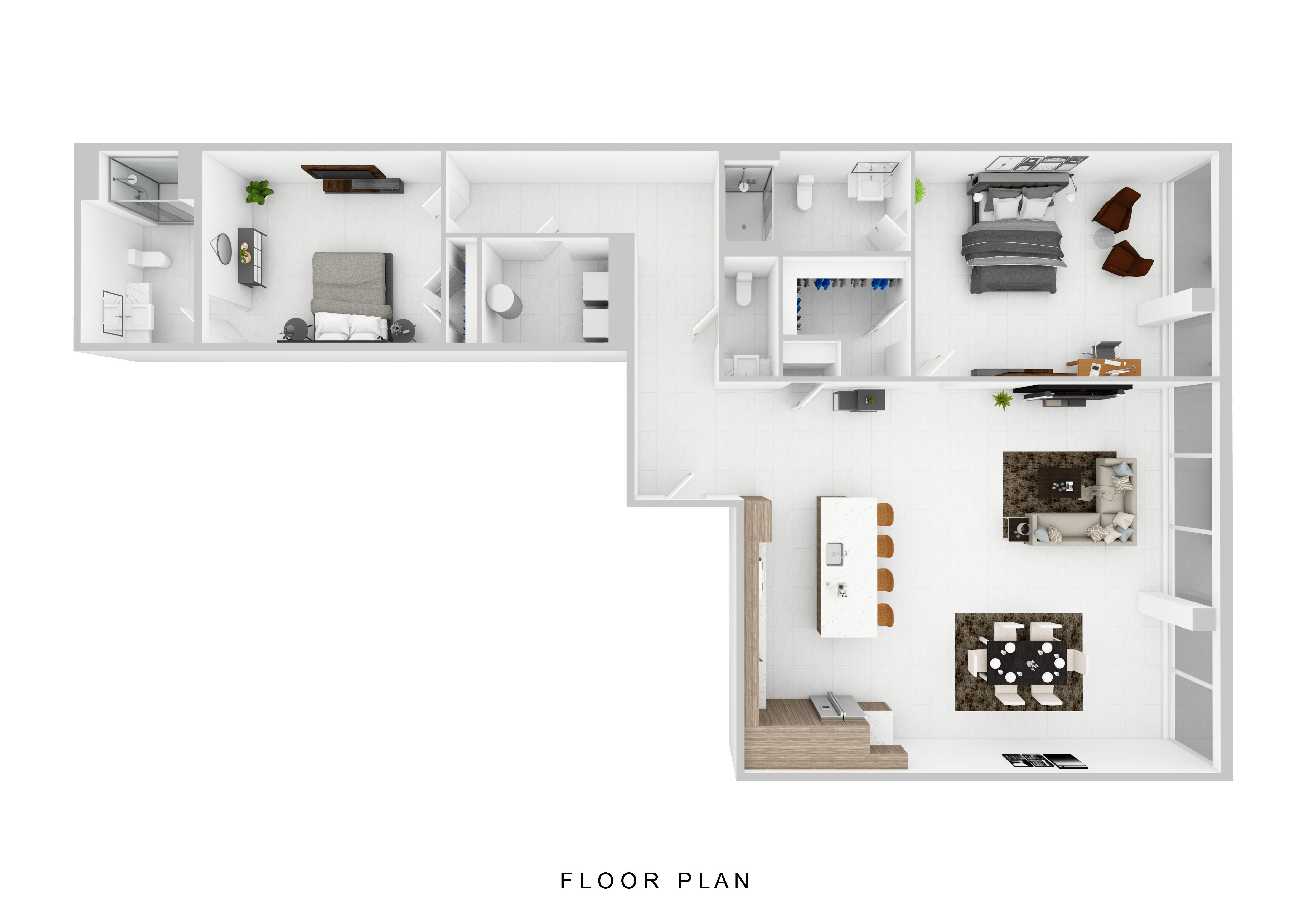 Floor plan layout diagram for D2D